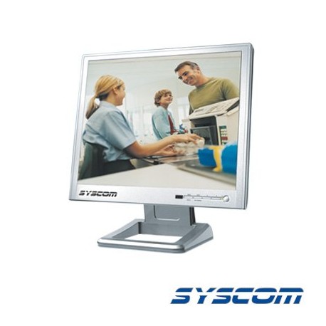 Monitor SYSCOM Color 19″, 3 entradas de vid
