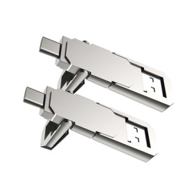 Kit de 2 Memorias USB Dual de 128GB / USB-C y USB