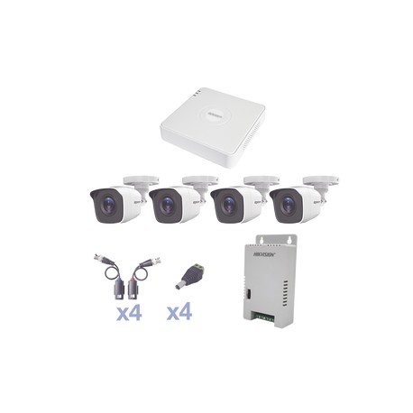 KIT TurboHD 1080 Lite / DVR 4 Canales / 4 Cámaras