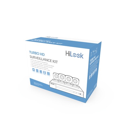KIT TurboHD 1080p / H.265+/ DVR 4 canales / 4 Cám