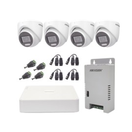 KIT TurboHD 1080p / DVR 4 Canales con audio por c