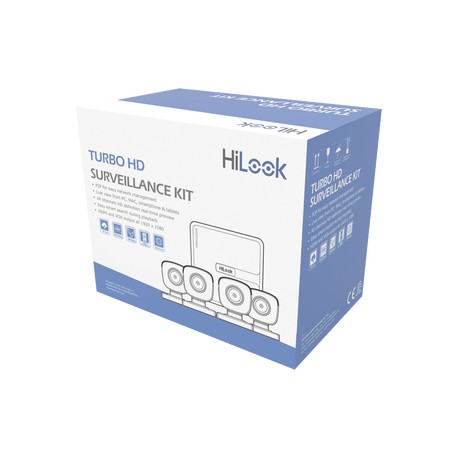 Kit TurboHD 720p / DVR 4 canales / 4 Cámaras Bala