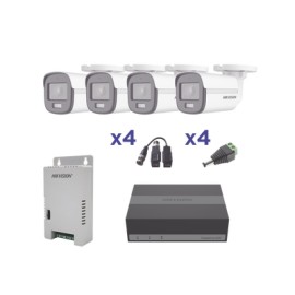 KIT COLORVU TURBOHD 1080p Lite / DVR 4 Canales co