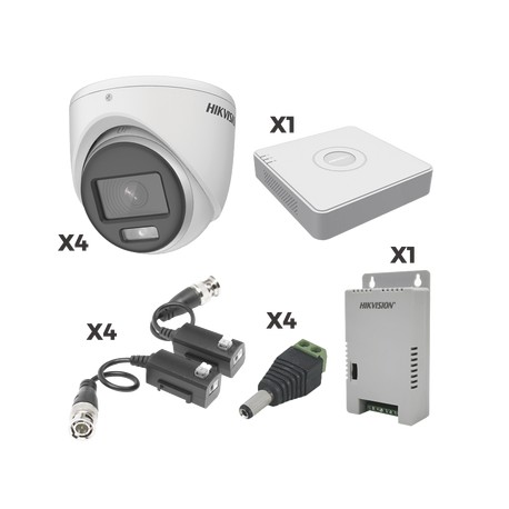 KIT COLORVU TURBOHD 1080p Lite / DVR 4 Canales co