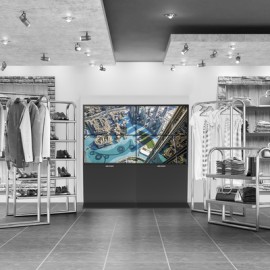 Kit Videowall Comercial 2X2 / Incluye 4 Pantallas