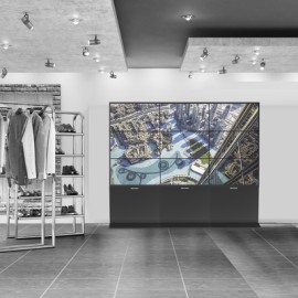 Kit Videowall Comercial 3X3 / Incluye 9 Pantallas