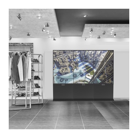 Kit Videowall Comercial 3X3 / Incluye 9 Pantallas