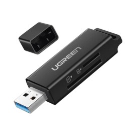 Lector de tarjetas SD portátil USB 3.0 de doble r