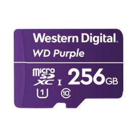 Memoria microSD de 256 GB PURPLE, Especializada P