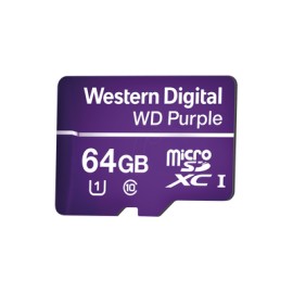 Memoria microSD de 64GB PURPLE, Especializada Par