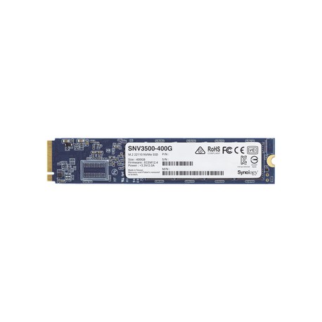 SSD 400GB NVMe M.2 22110, diseñada para Synology