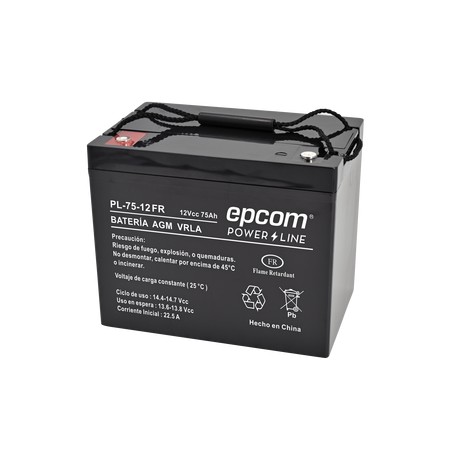 Batería de respaldo / UL / 12V @ 75 Ah / Tecnolog
