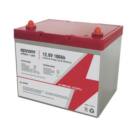 Batería de Litio Ciclo Profundo 12.8 Vcc 100Ah, 1