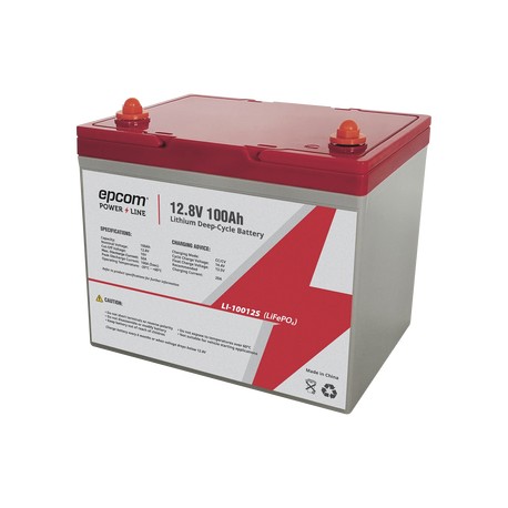 Batería de Litio Ciclo Profundo 12.8 Vcc 100Ah, 1