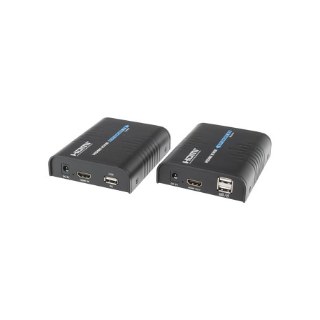 Kit extensor KVM (HDMI y USB) hasta 120 metros /