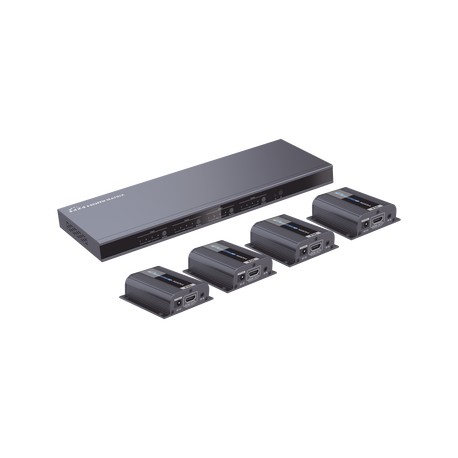 MATRICIAL Y EXTENSOR DE VIDEO HDMI 4 x 4 / 4 Entr