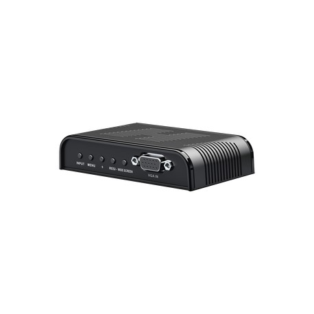 Convertidor de S-VIDEO, BNC (CVBS), VGA a VGA /