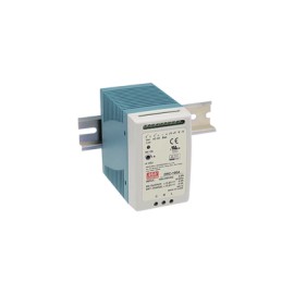 Fuente de poder Riel Din 12V, 100W con Cargador d