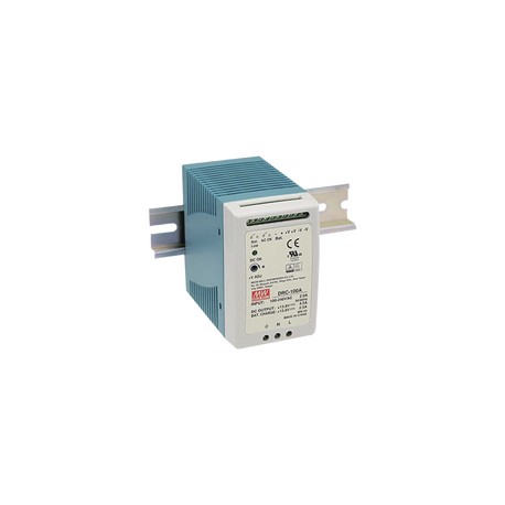 Fuente de poder Riel Din 12V, 100W con Cargador d